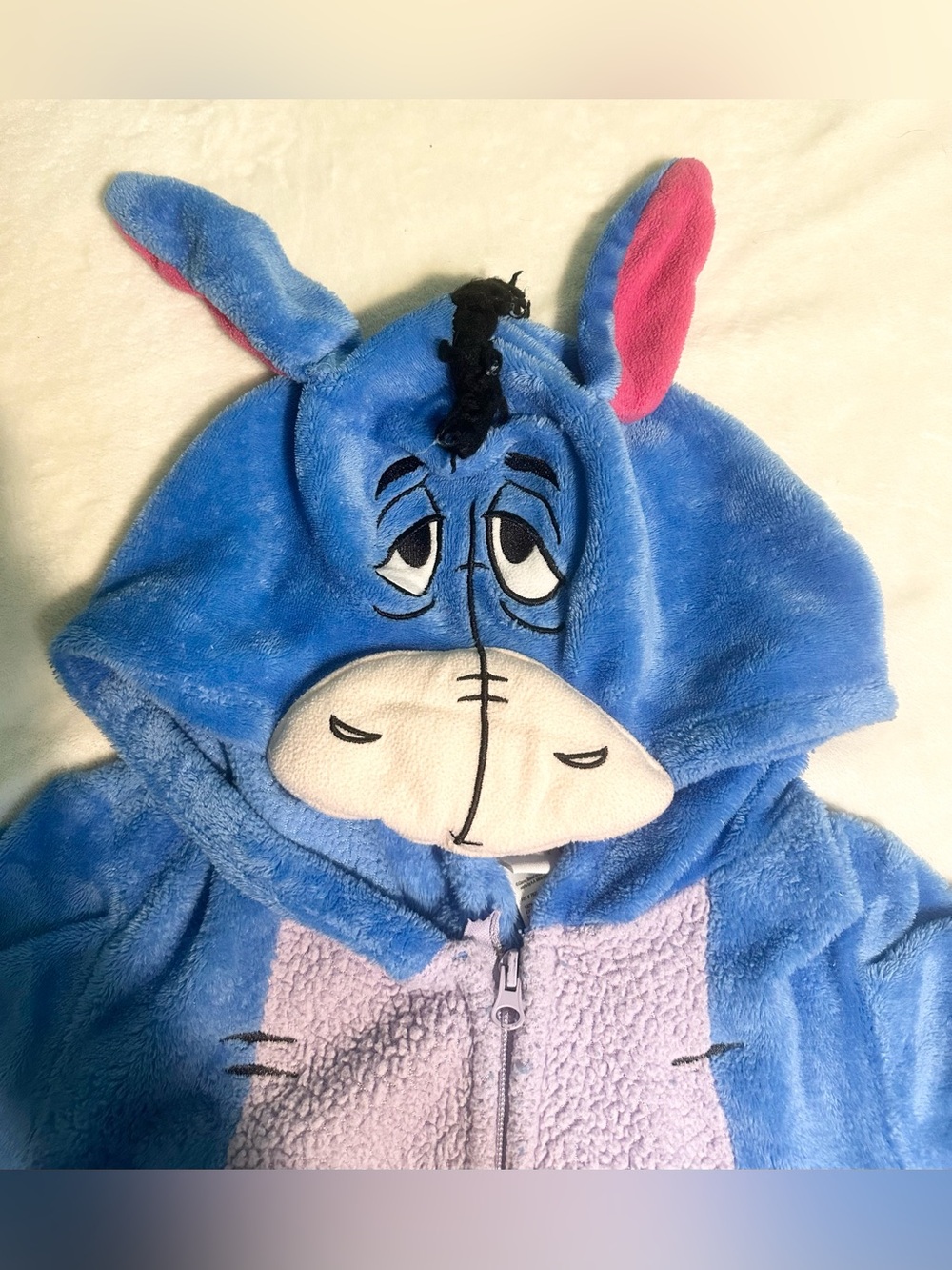 Eeyore onesie costume pajamas adult size L
